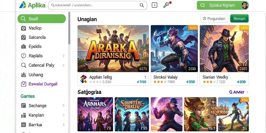 lion4d - Fitur interaktif yang memudahkan akses permainan.