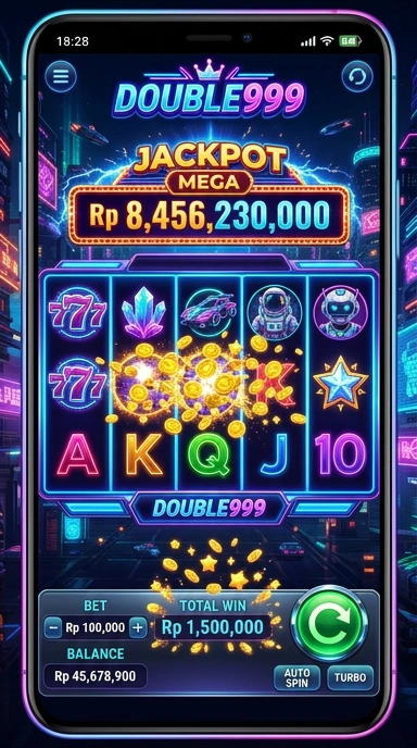 Layar utama double999 — antarmuka bersih setelah instalasi